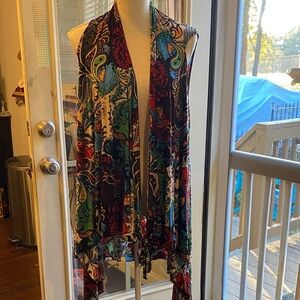 Multicolor Paisley Women's Vest